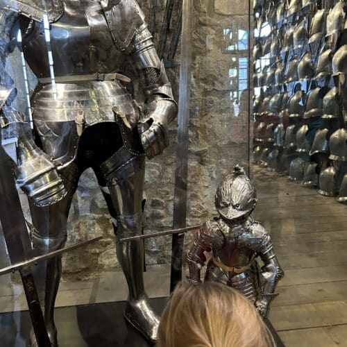 armour in a museum