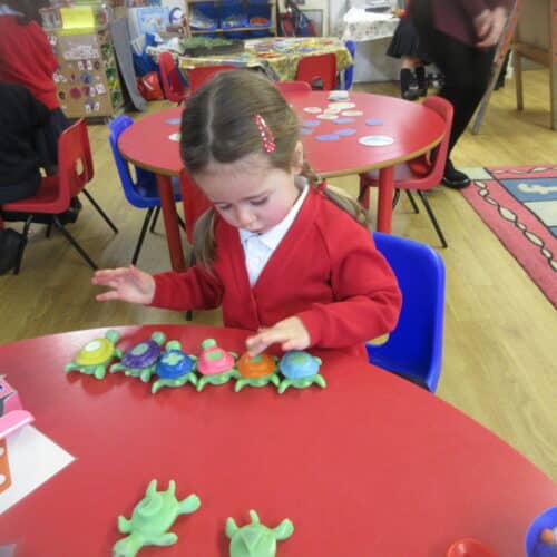 pre prep student in class