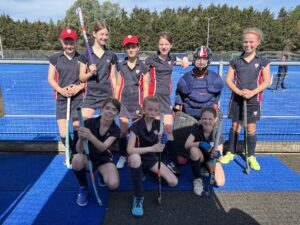 St Hilda's hockey team at ISA U11 Mixed Hockey Tournament